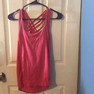 Lululemon size 2 pink tank